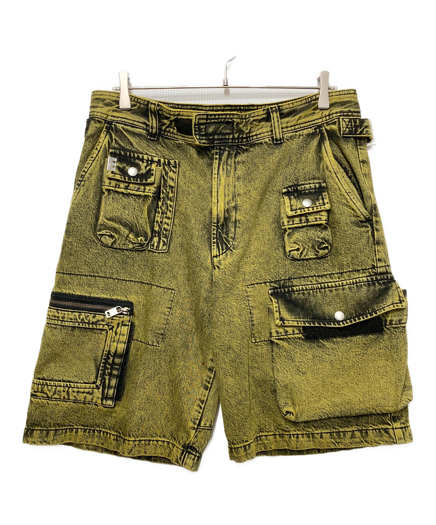 中古・古着通販】DIESEL (ディーゼル) デザインカーゴデニムショーツ