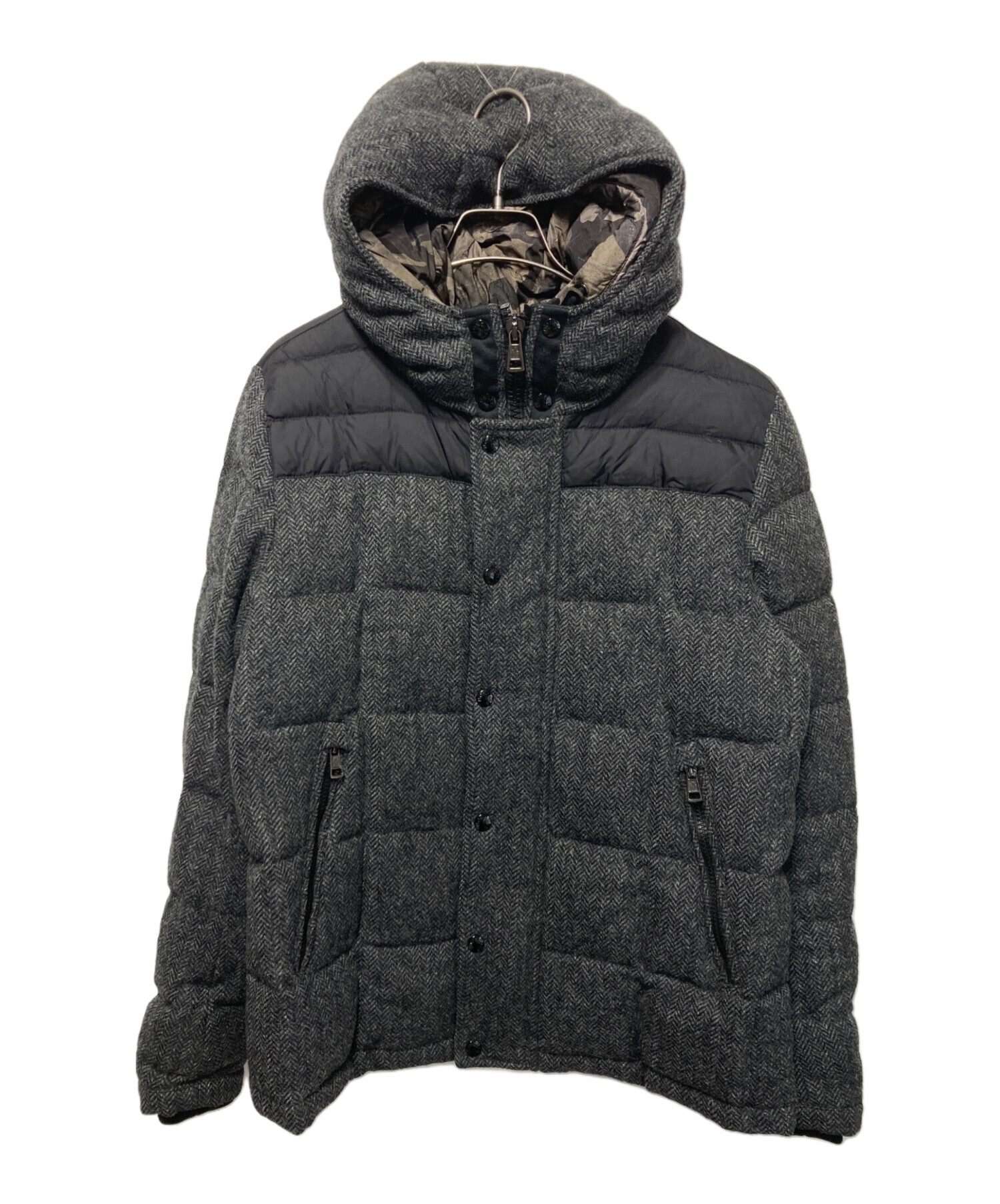 中古・古着通販】MONCLER (モンクレール) ダウンジャケット グレー