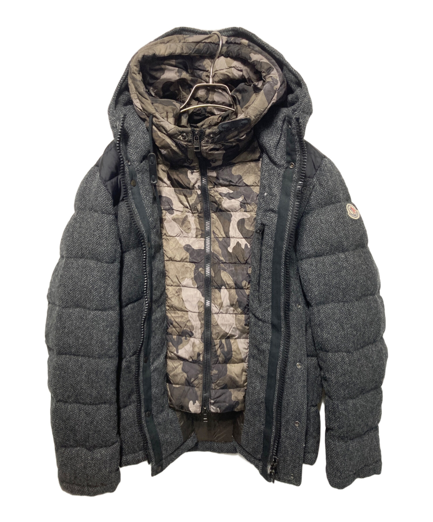 中古・古着通販】MONCLER (モンクレール) ダウンジャケット グレー