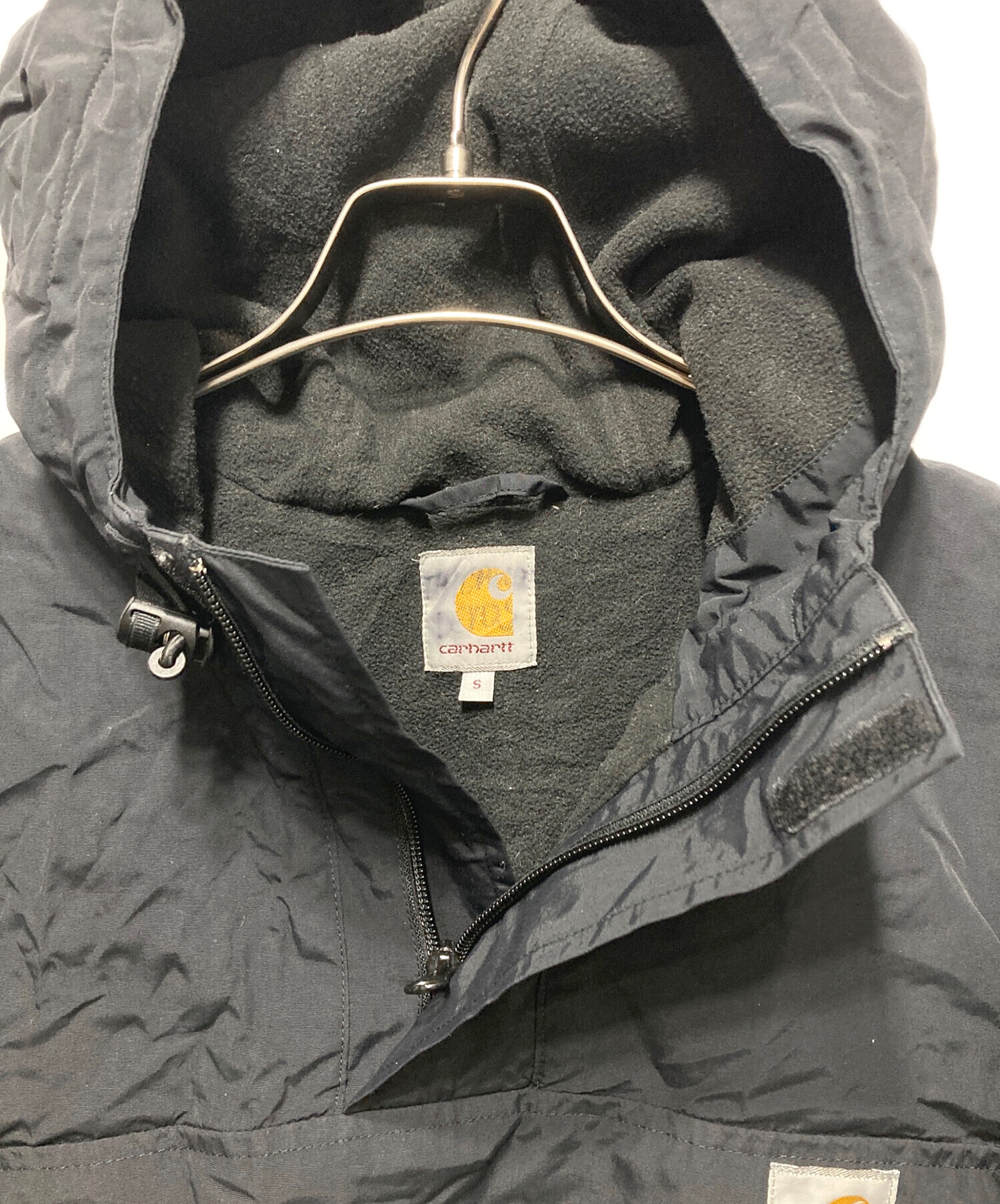 中古・古着通販】CarHartt (カーハート) アノラックパーカー ブラック
