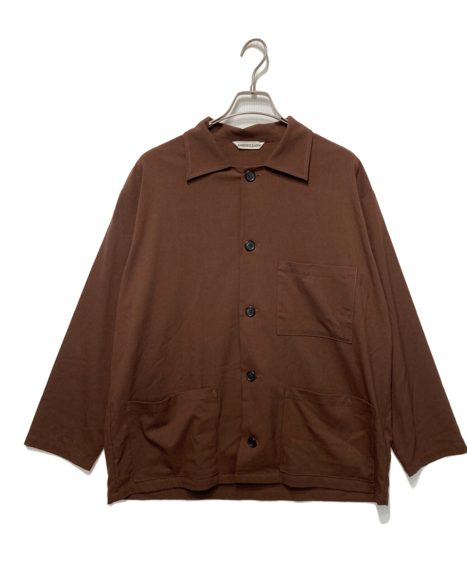 中古・古着通販】AMBERGLEAM (アンバーグリーム) ジャケット ブラウン