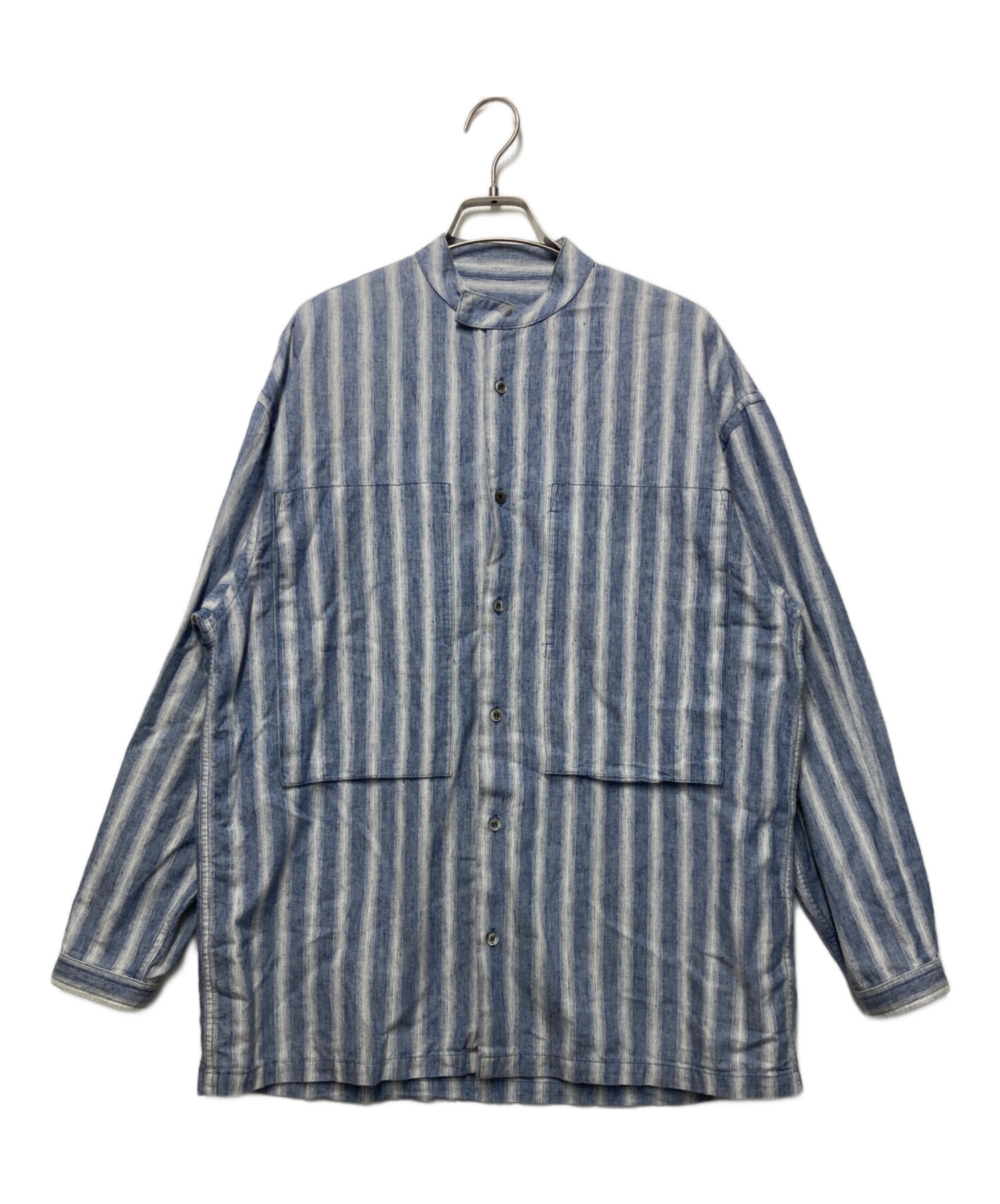 中古・古着通販】E.TAUTZ (イートーツ) COLLAR LESS LINEMAN SHIRT