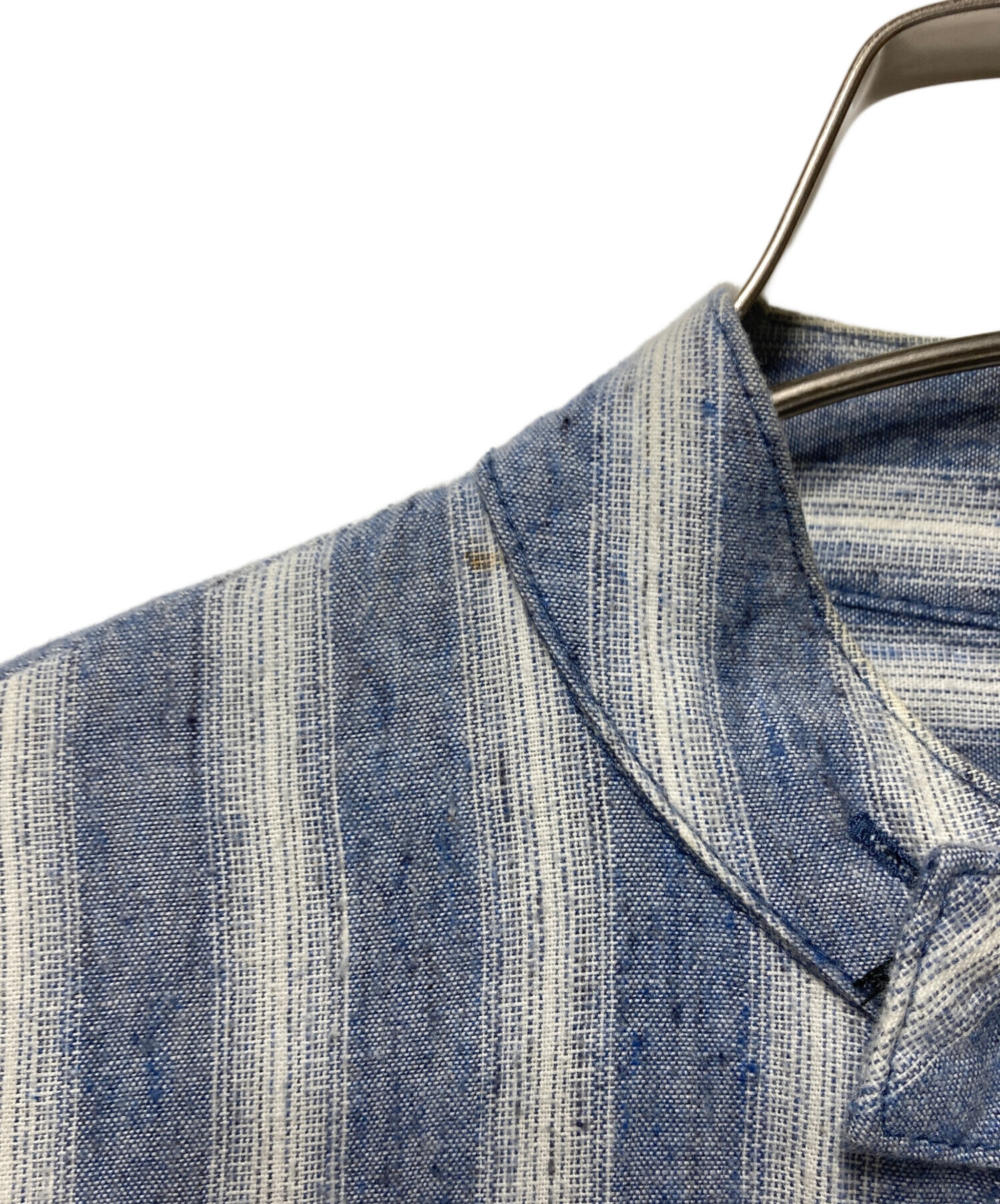 中古・古着通販】E.TAUTZ (イートーツ) COLLAR LESS LINEMAN SHIRT