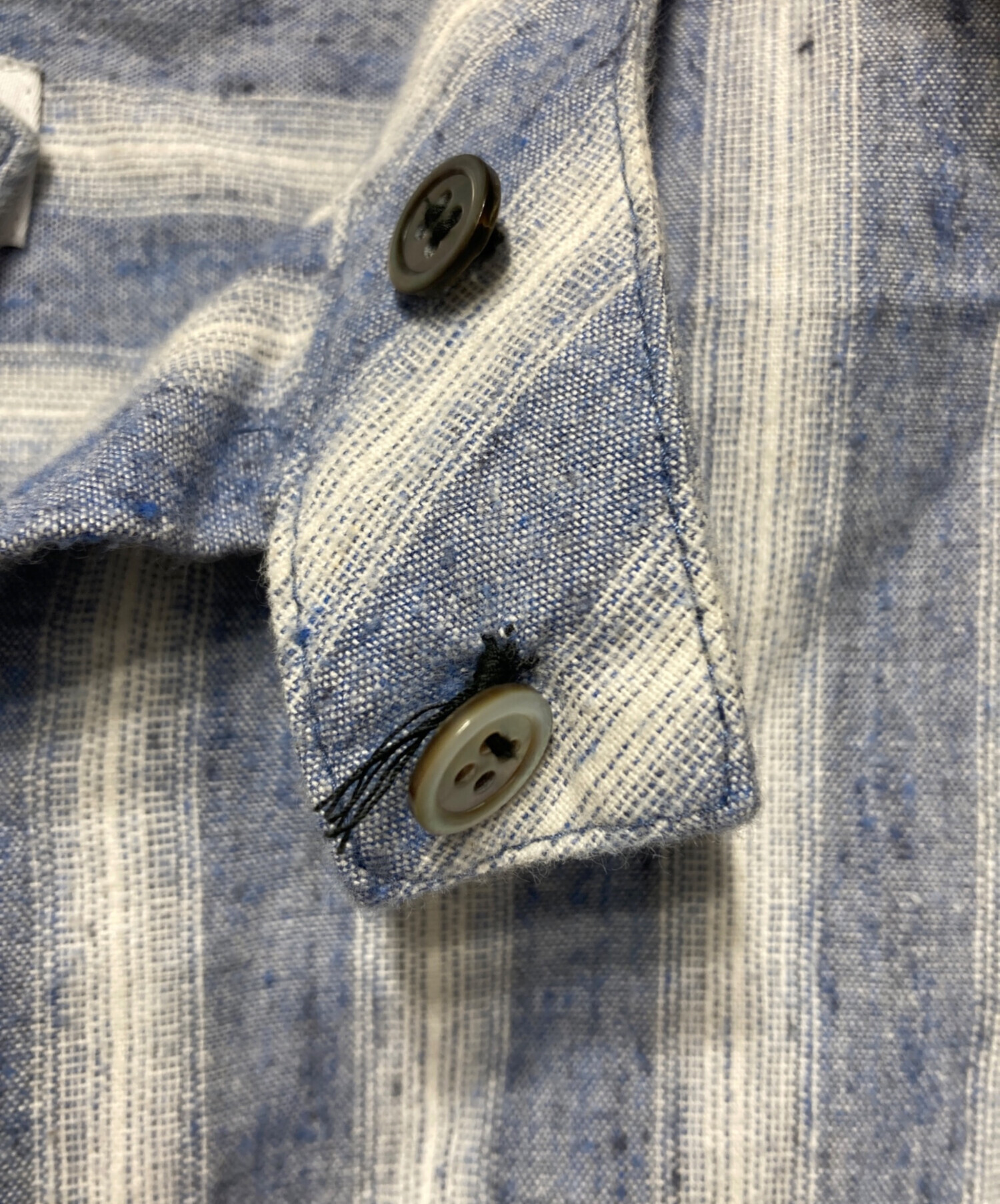中古・古着通販】E.TAUTZ (イートーツ) COLLAR LESS LINEMAN SHIRT