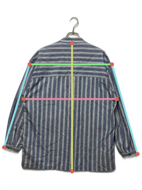 中古・古着通販】E.TAUTZ (イートーツ) COLLAR LESS LINEMAN SHIRT
