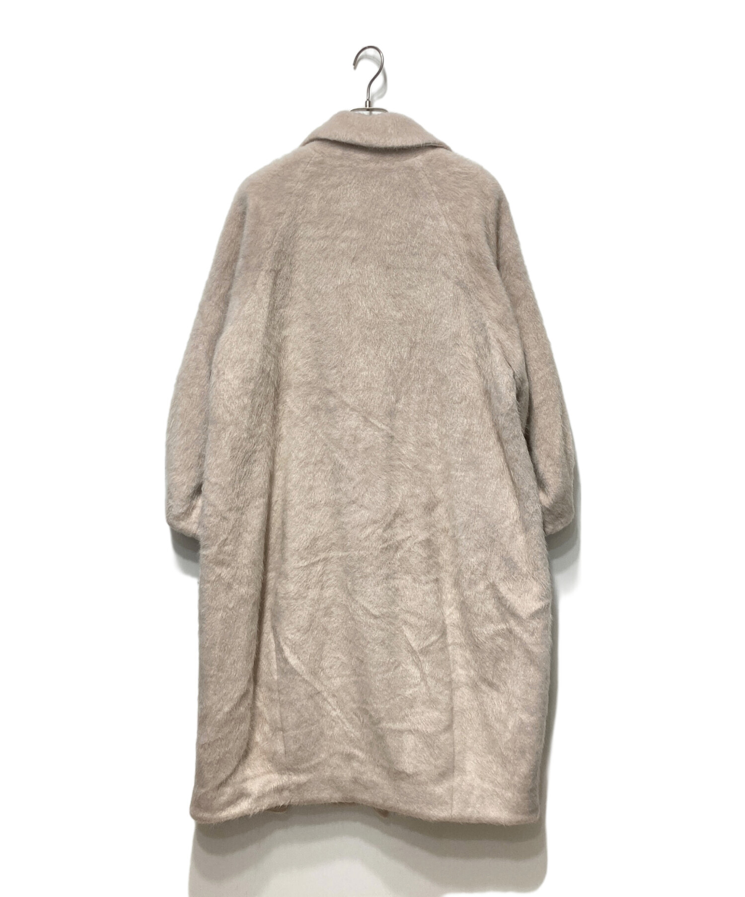 中古・古着通販】Snidel (スナイデル) シャギーロングコート ベージュ