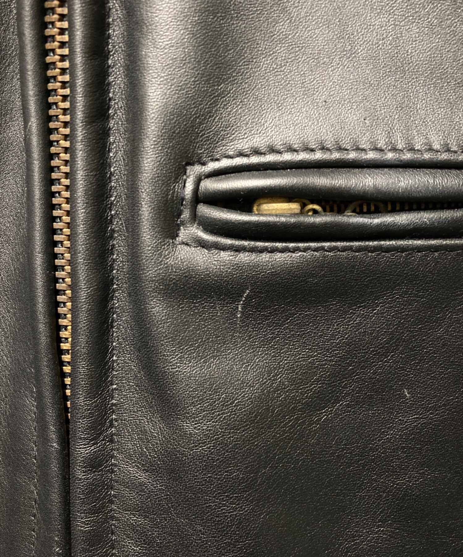 中古・古着通販】Schott (ショット) ライナー付きシングルライダース