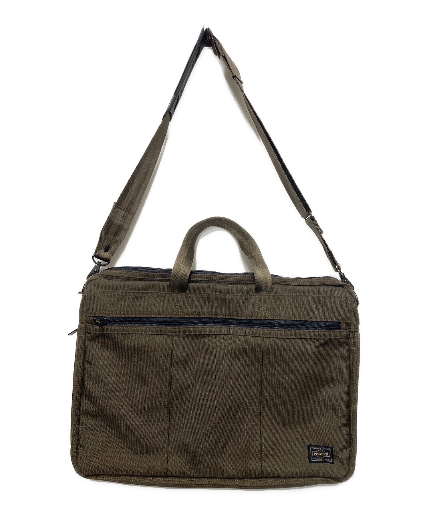中古・古着通販】PORTER (ポーター) ビジネスバッグ カーキ｜ブランド