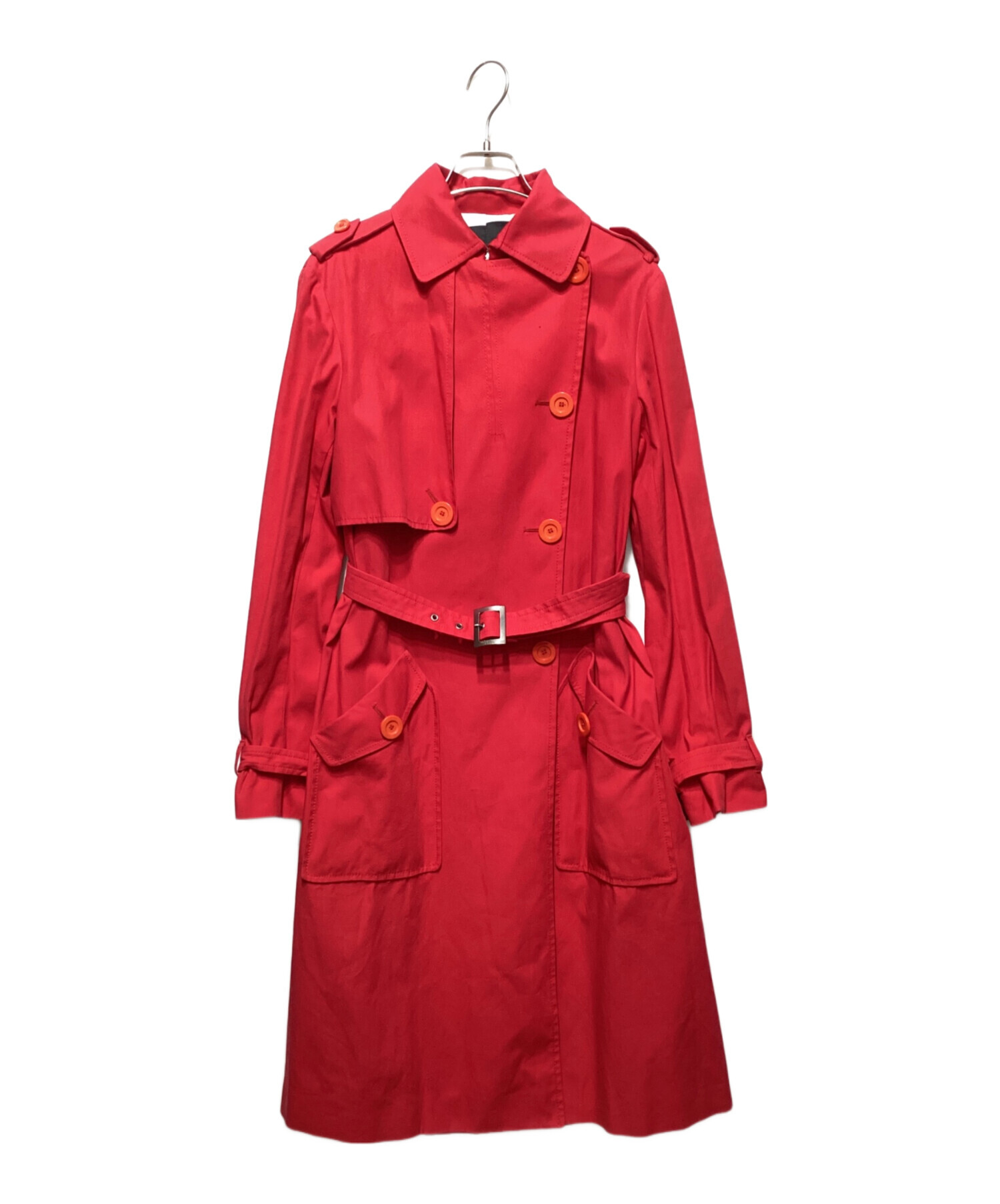 レッドバレンチノ RED VALENTINO トレンチコート サイズ40 M - 黒×白 