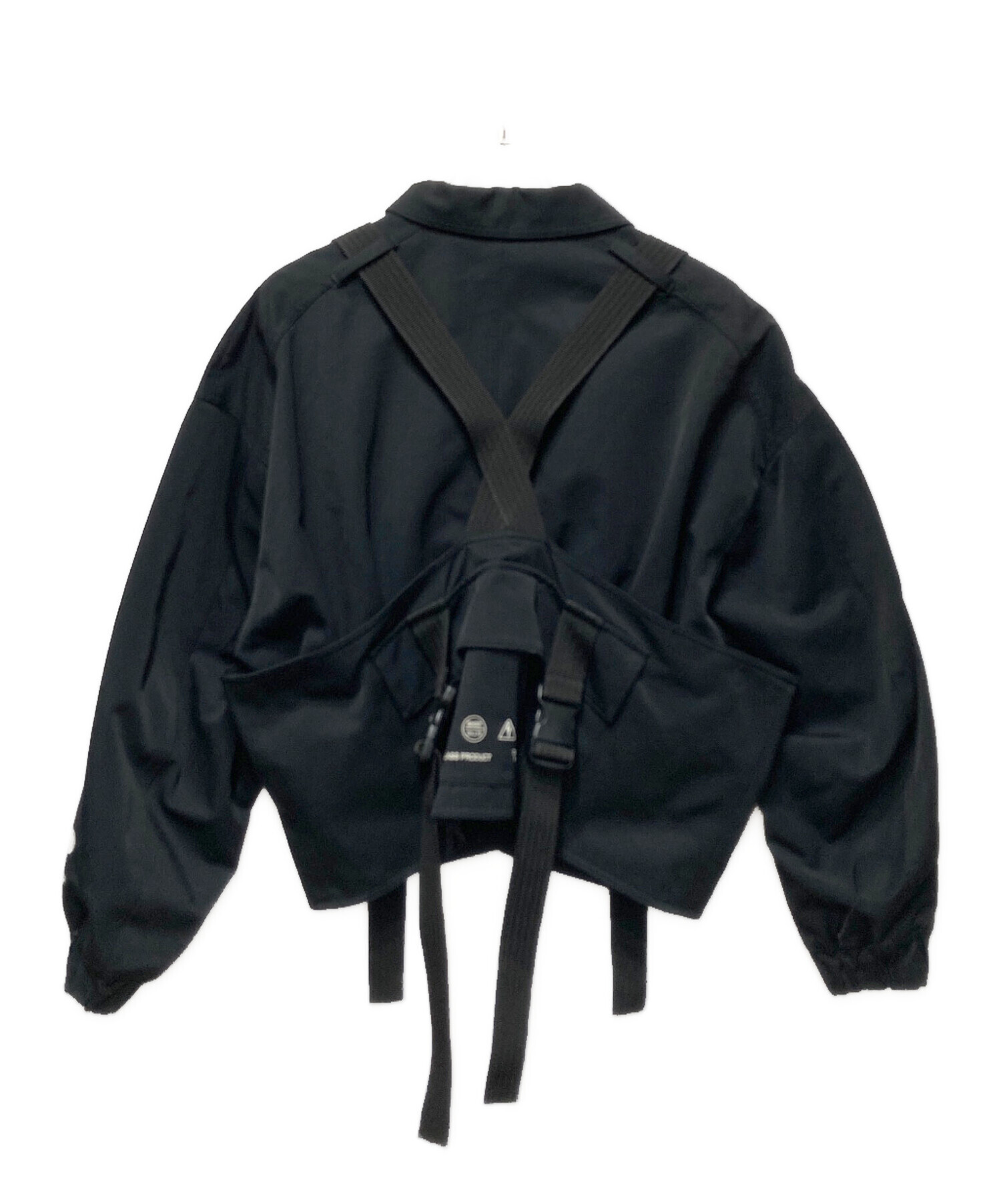 中古・古着通販】SHAREEF (シャリーフ) BODY VEST BLOUSON ブラック 