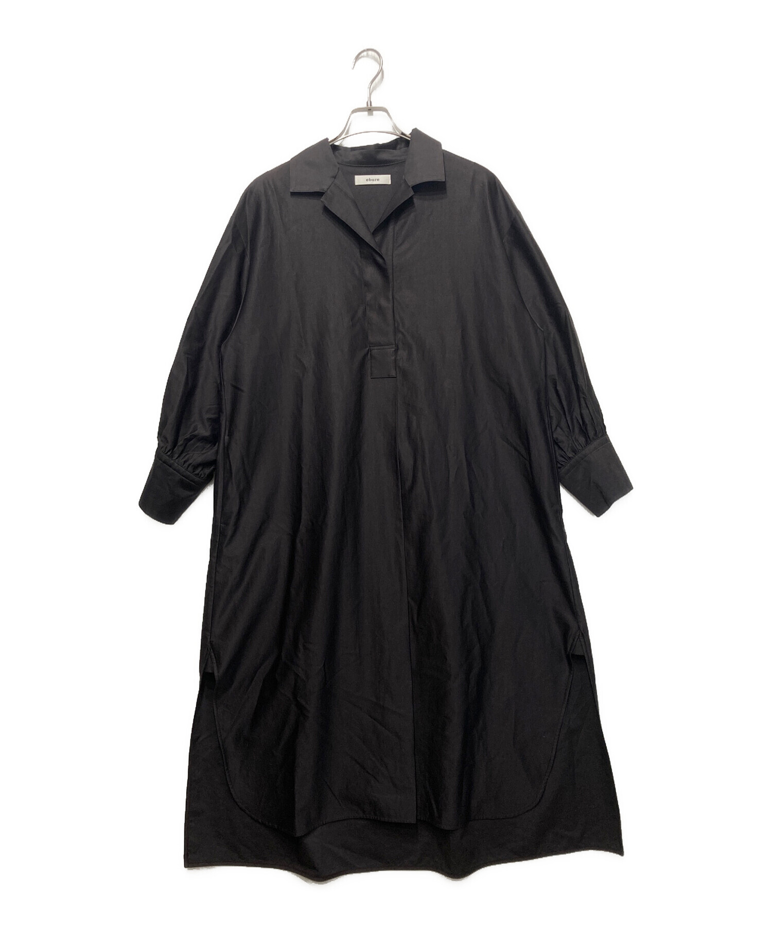 中古・古着通販】ebure (エブール) シャツワンピース ブラウン サイズ
