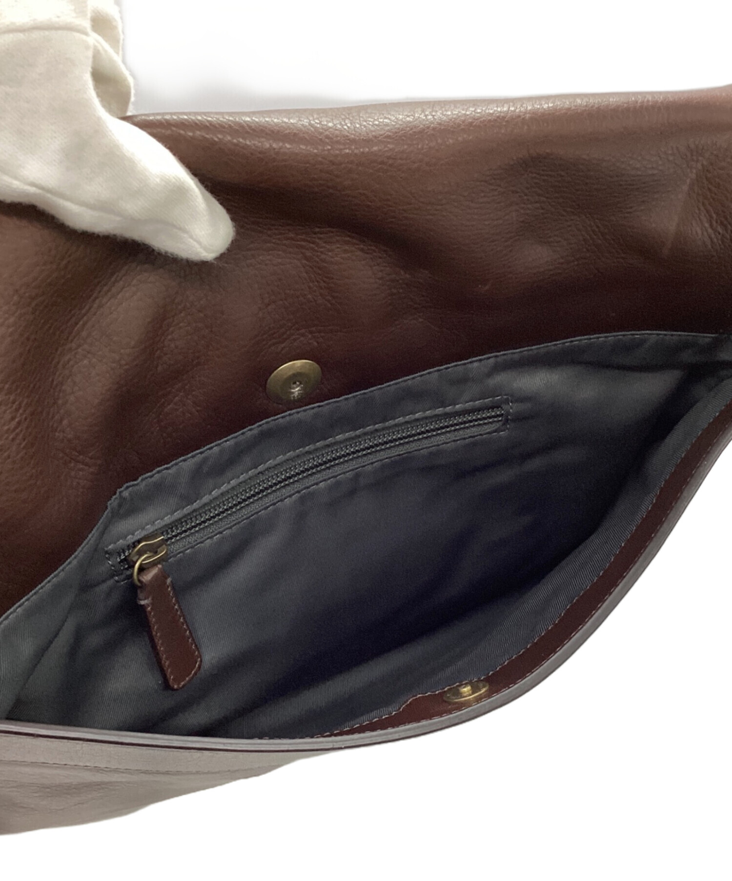 中古・古着通販】COACH (コーチ) ブリーカー クーリエバッグ ブラウン