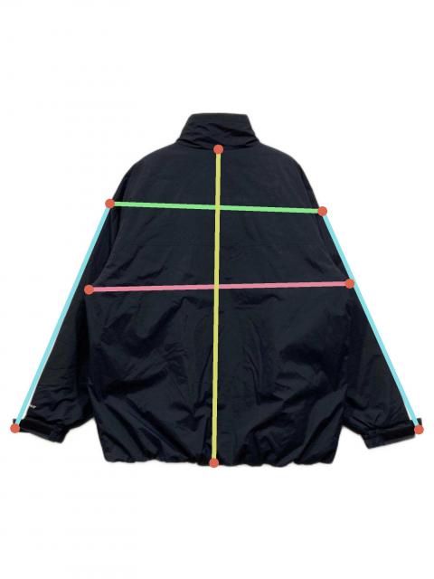 Columbia☆フード付きジャケット☆ネイビー×赤×白☆左袖が素敵