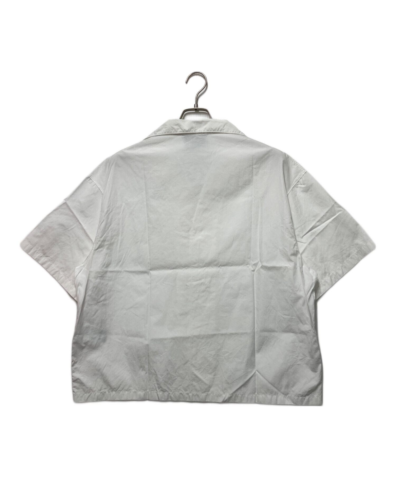 中古・古着通販】PRADA (プラダ) ロゴトライアングルボーリングシャツ 