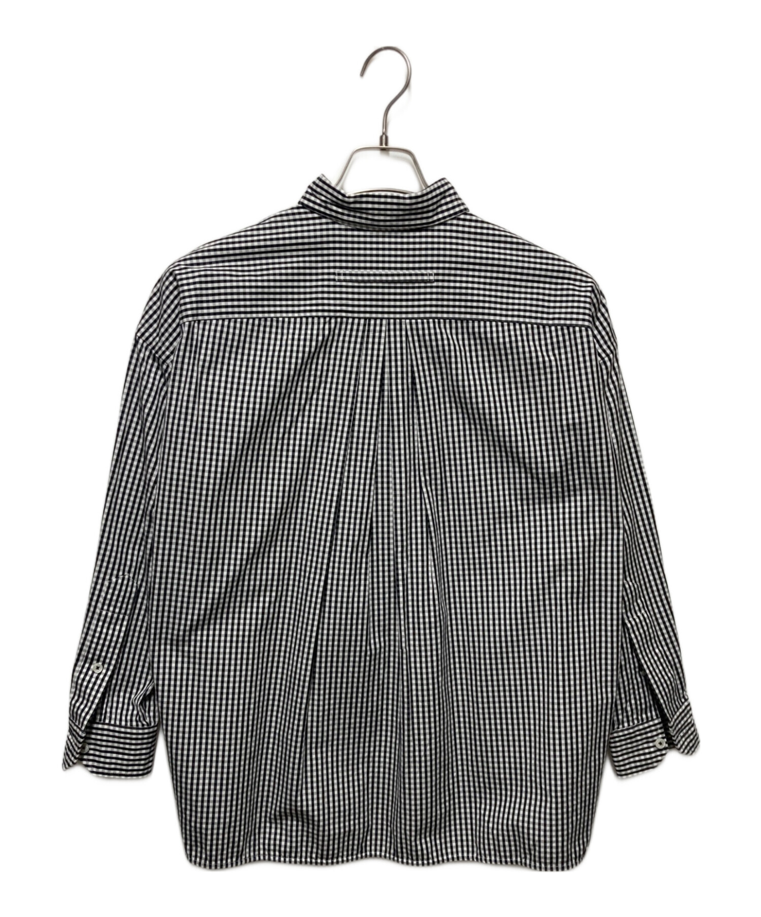 中古・古着通販】ticca (ティッカ) ギンガムチェック スクエアシャツ
