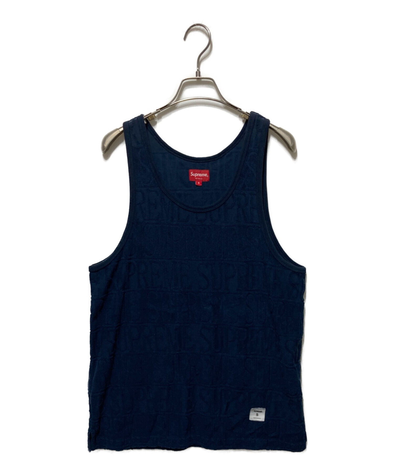 中古・古着通販】SUPREME (シュプリーム) パイルタンクトップ ネイビー 