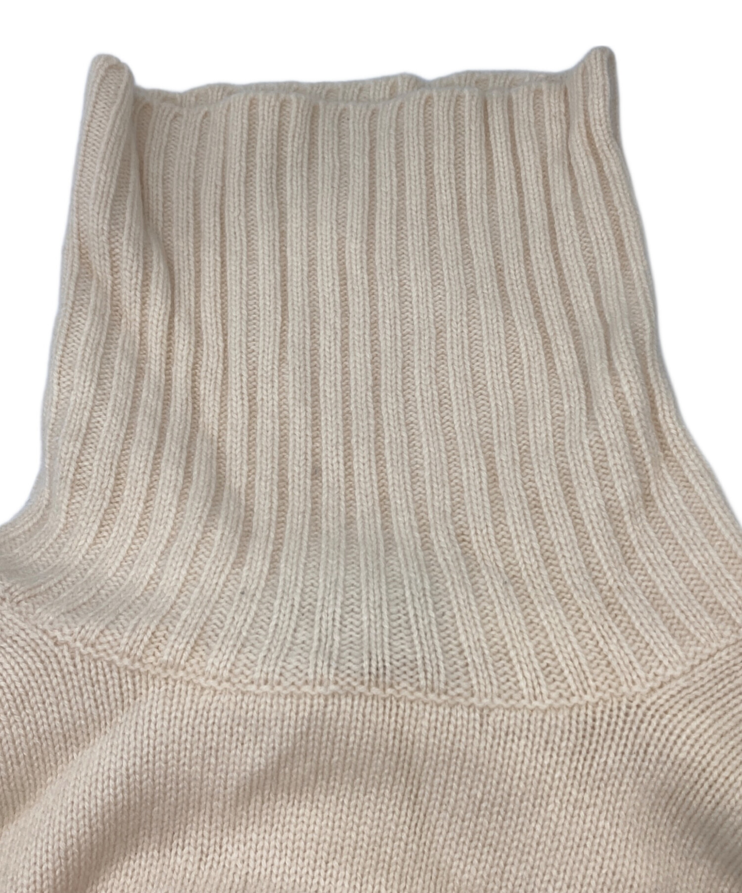 Drawerドゥロワー あぜ編み カシミヤ混 タートルネック ニット 1 オフ白 安価ファッション - Drawerドゥロワー あぜ編み カシミヤ混