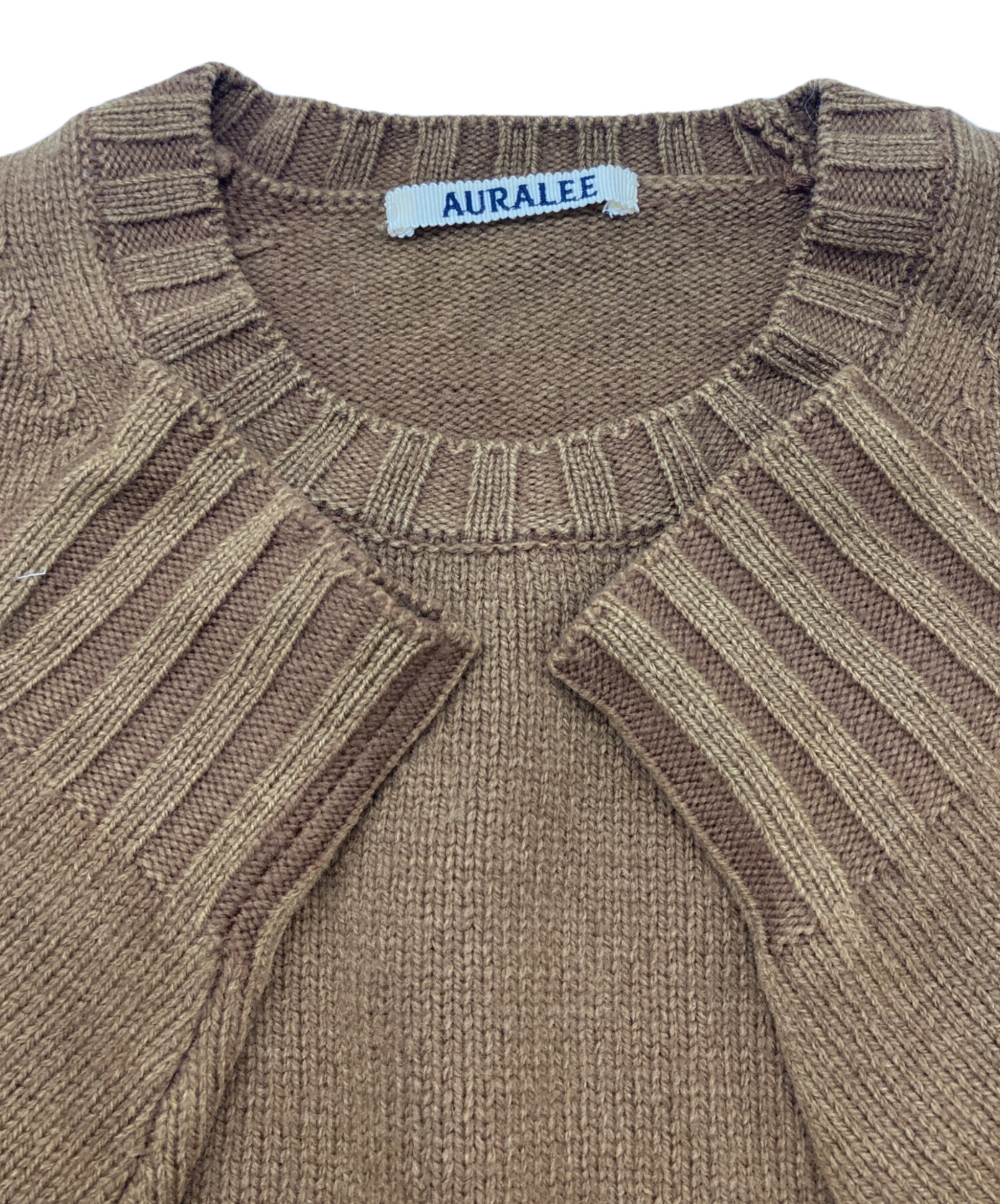 中古・古着通販】AURALEE (オーラリー) WASHED FRENCH MERINO KNIT P/O 