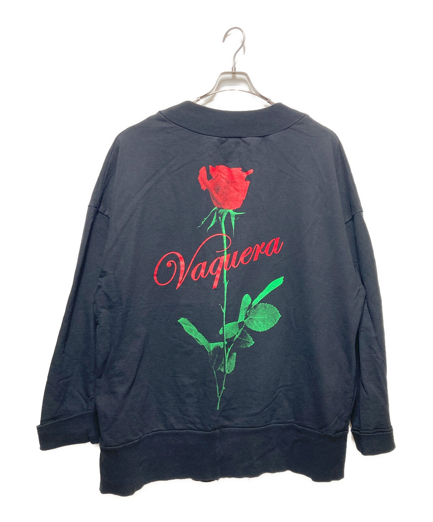 VAQUERA ヴァケラ ロングカーディガン S/M 中古・古着通販】VAQUERA (ヴァケラ) バラスウェットカーディガン