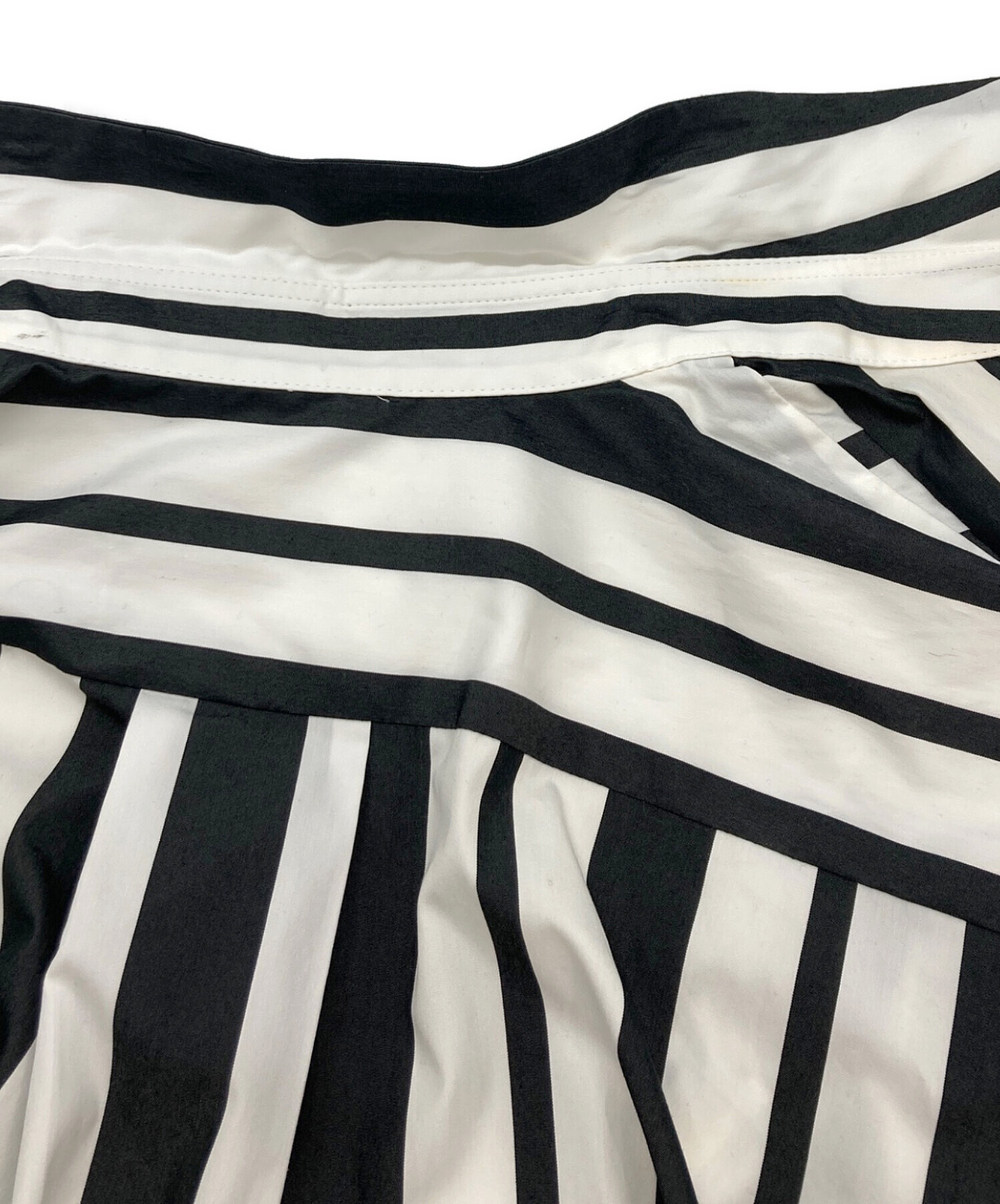 中古・古着通販】sacai (サカイ) サイドジップストライプシャツ