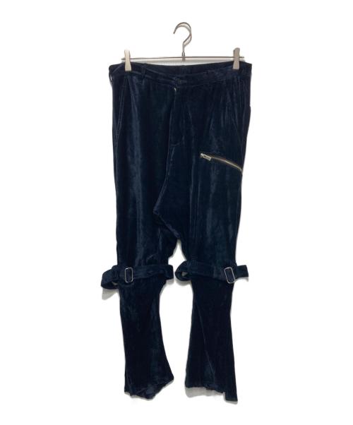 中古・古着通販】sulvam (サルバム) ベロアパンツ ネイビー サイズ:M