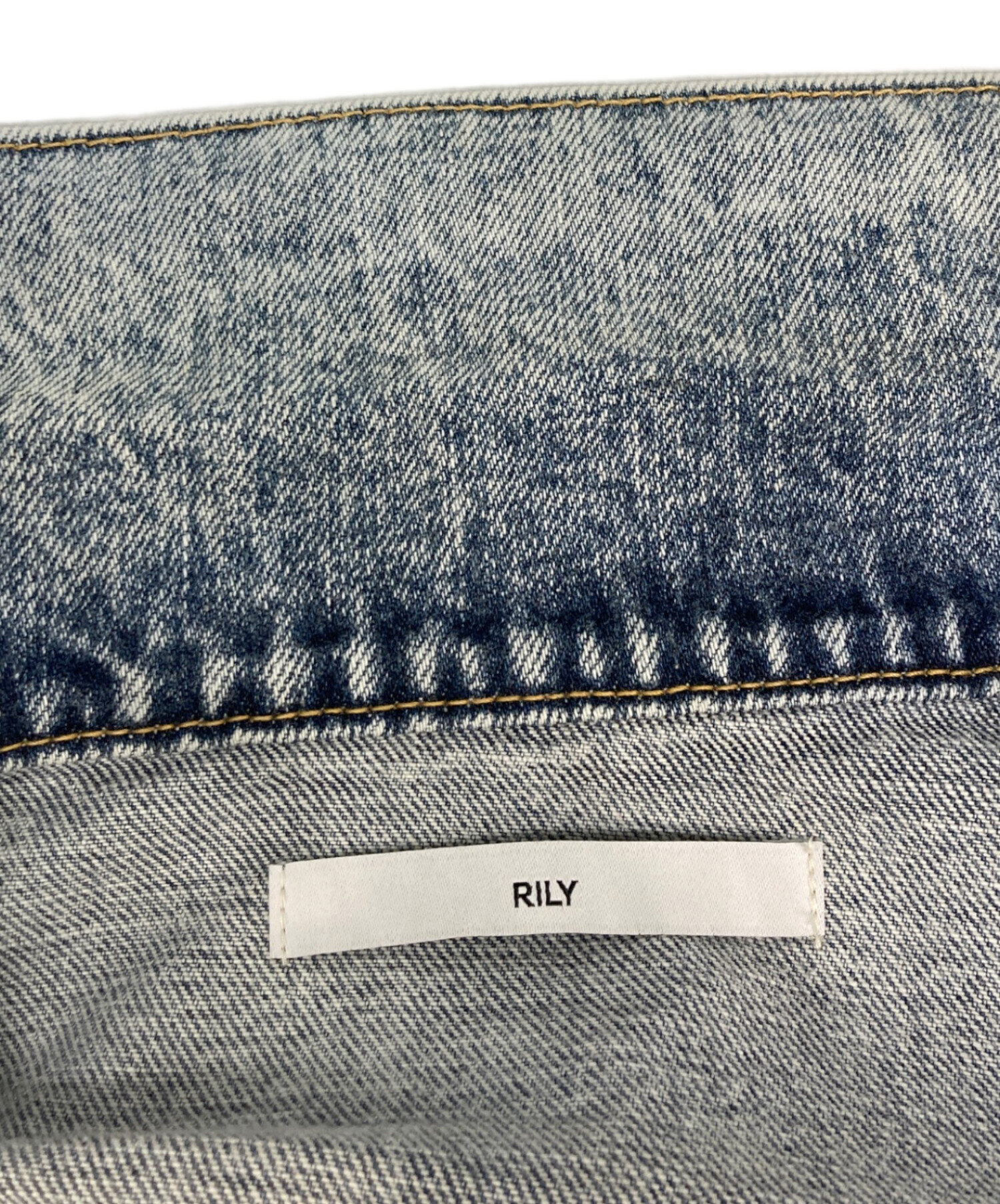 中古・古着通販】RILY (リリー) デニムジャケット インディゴ サイズ:M