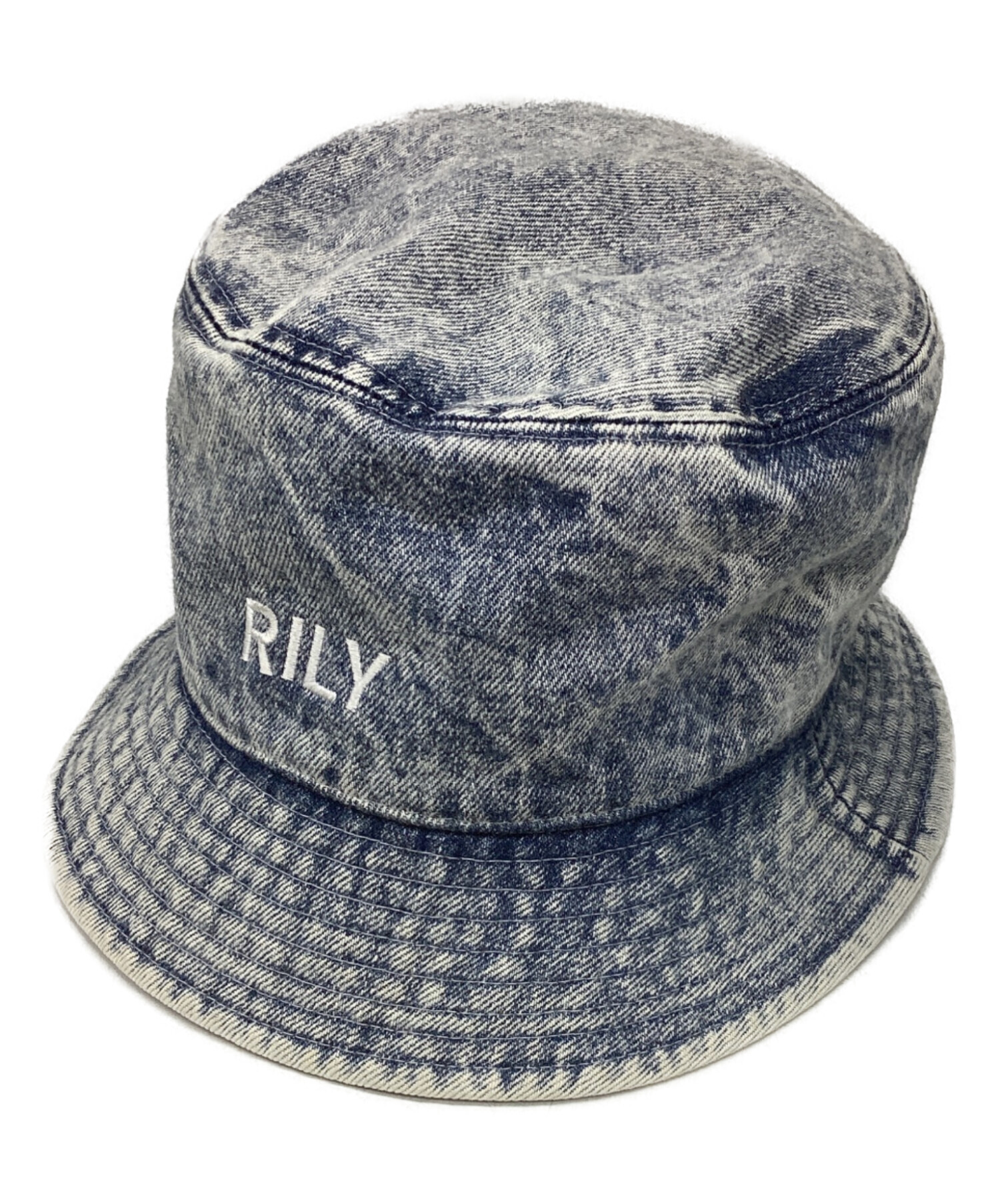 RILY デニム バケットハット 中古・古着通販】RILY (リリー) デニムバケットハット インディゴ