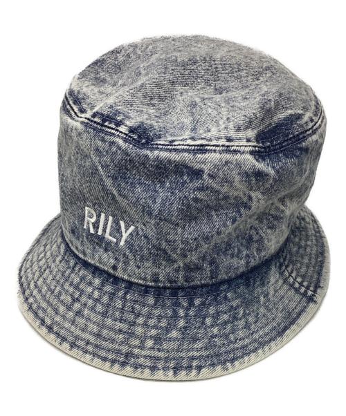 RILY バケットハット デニム Lサイズ 中古・古着通販】RILY (リリー) デニムバケットハット インディゴ