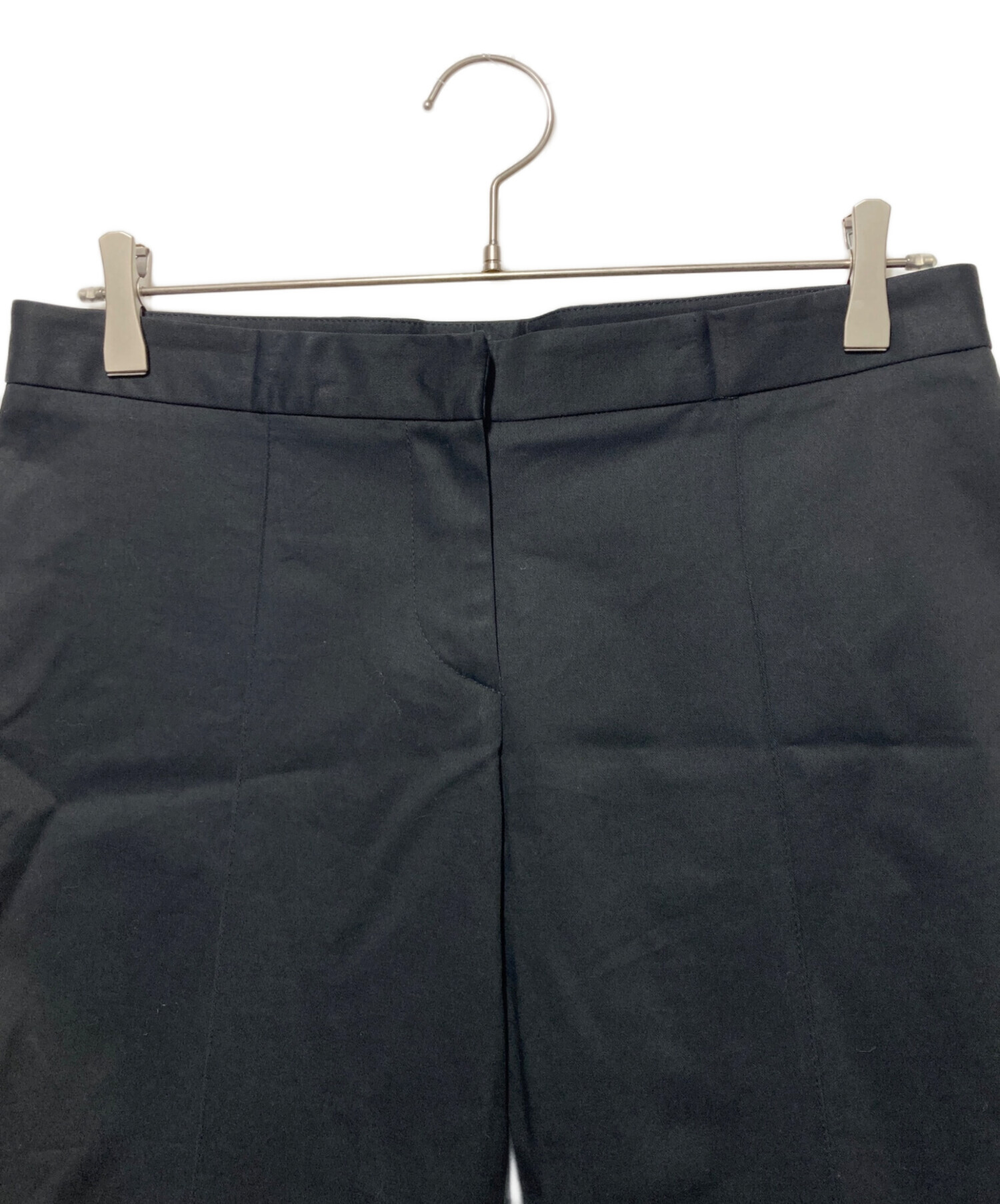 中古・古着通販】MIU MIU (ミュウミュウ) スラックス ブラック サイズ 