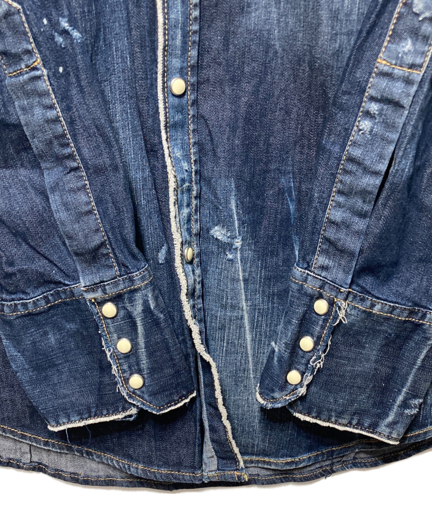 中古・古着通販】DSQUARED2 (ディースクエアード) ダメージ加工