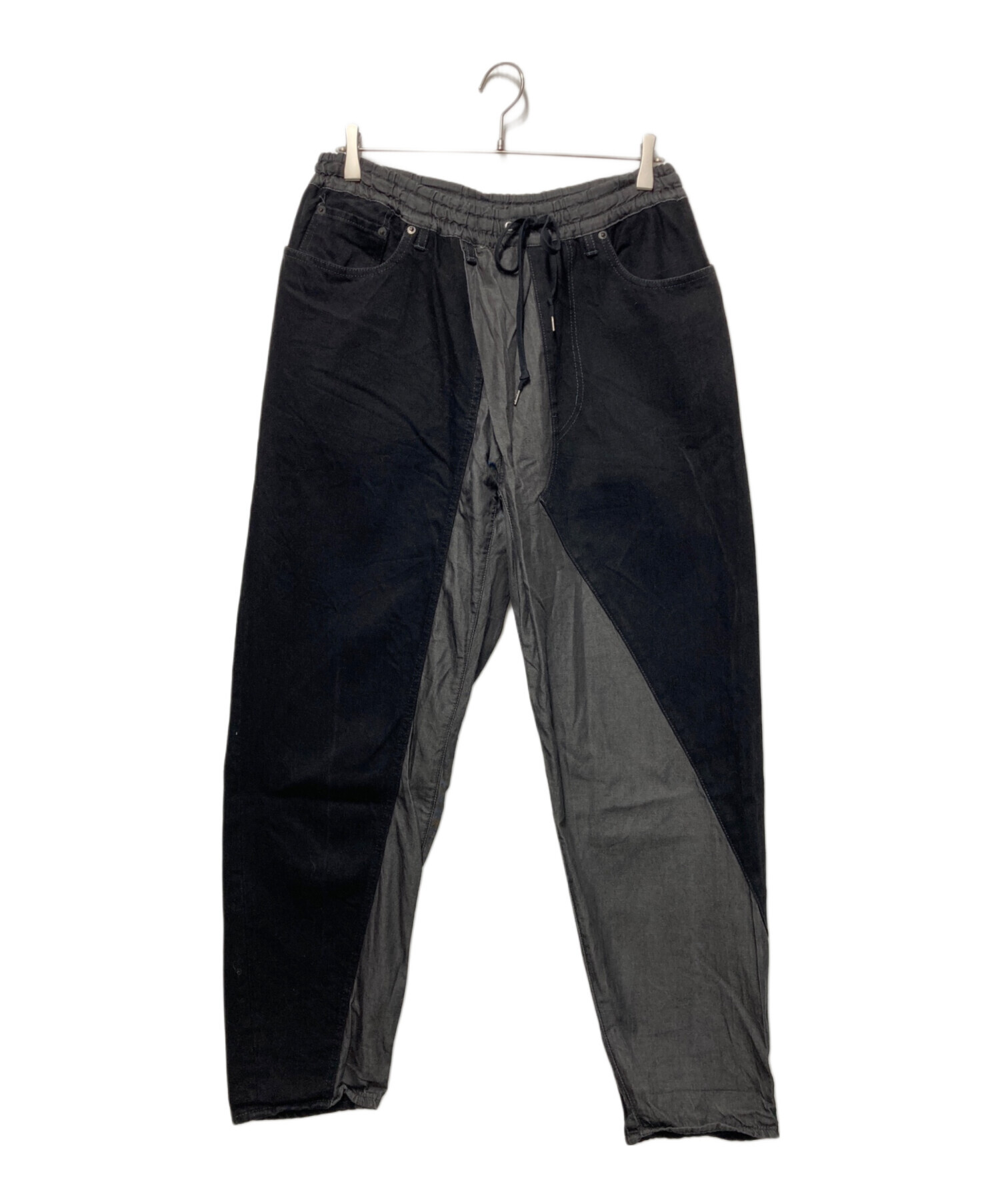 ミハラヤスヒロ デニム パンツ ブラック 中古・古着通販】MIHARA YASUHIRO (ミハラヤスヒロ