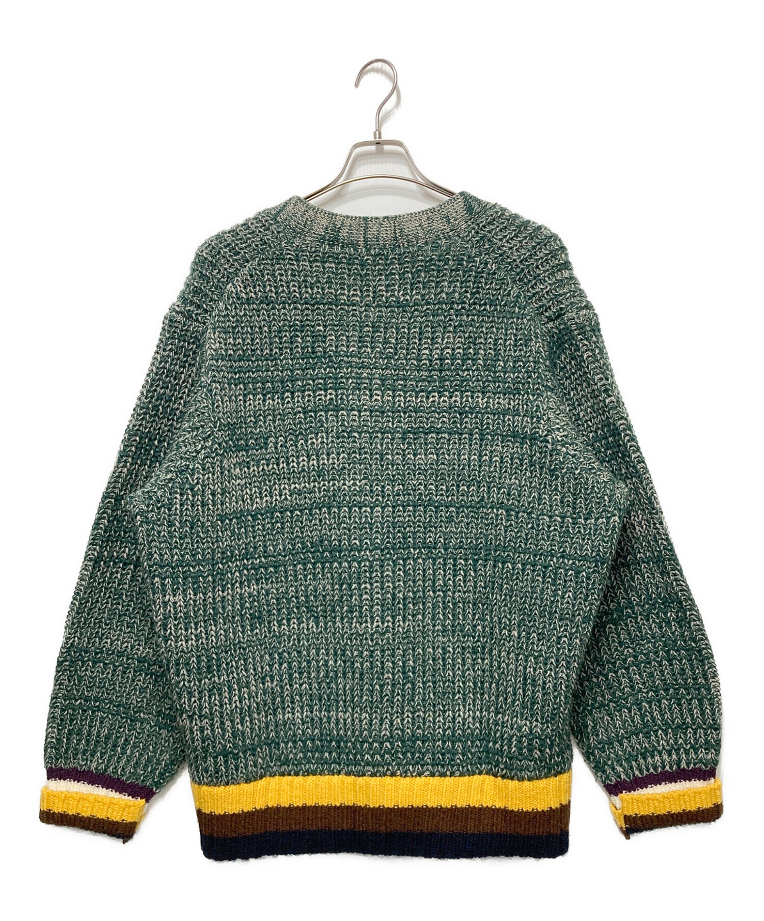 中古・古着通販】kolor/BEACON (カラービーコン) 杢ニットカーディガン