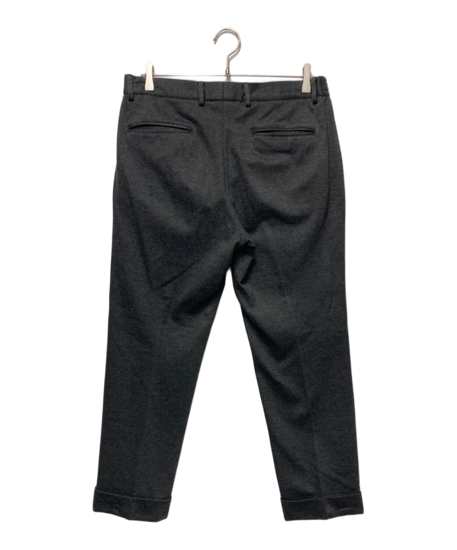 giabsarchivio チャコールグレー　スラックス 48 giab's ARCHIVIO」 スラックス 48 チャコールグレー メンズ