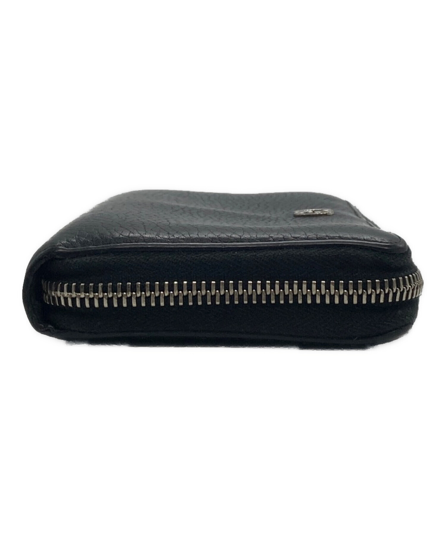 中古・古着通販】GUCCI (グッチ) ラウンドファスナー財布 ブラック