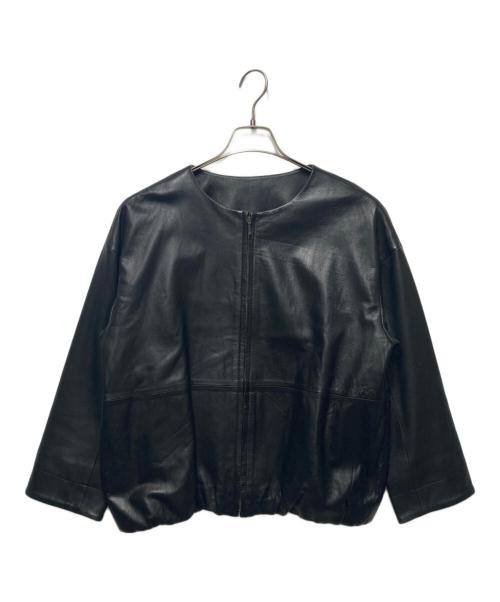ビアズリー　レザージャケット 中古・古着通販】BEARDSLEY (ビアズリー) レザージャケット ブラック