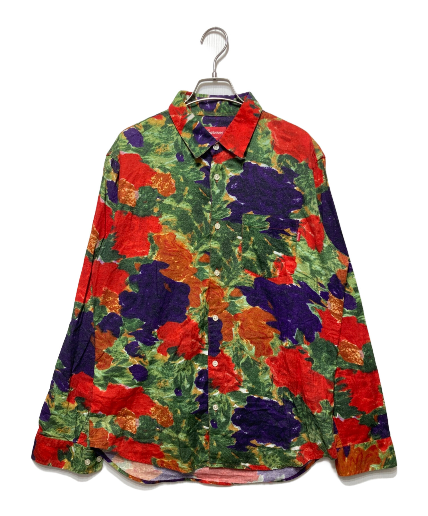 Supreme フローラルプリント シャツ L-XL 中古・古着通販】SUPREME (シュプリーム) Brushed Floral Shirt マルチ