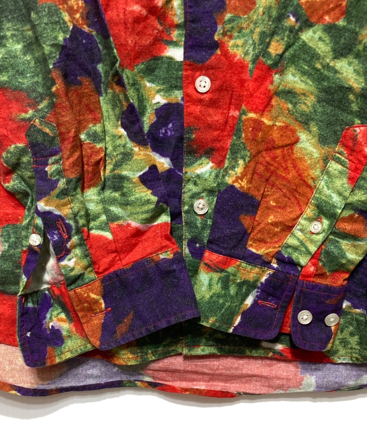 中古・古着通販】SUPREME (シュプリーム) Brushed Floral Shirt マルチ