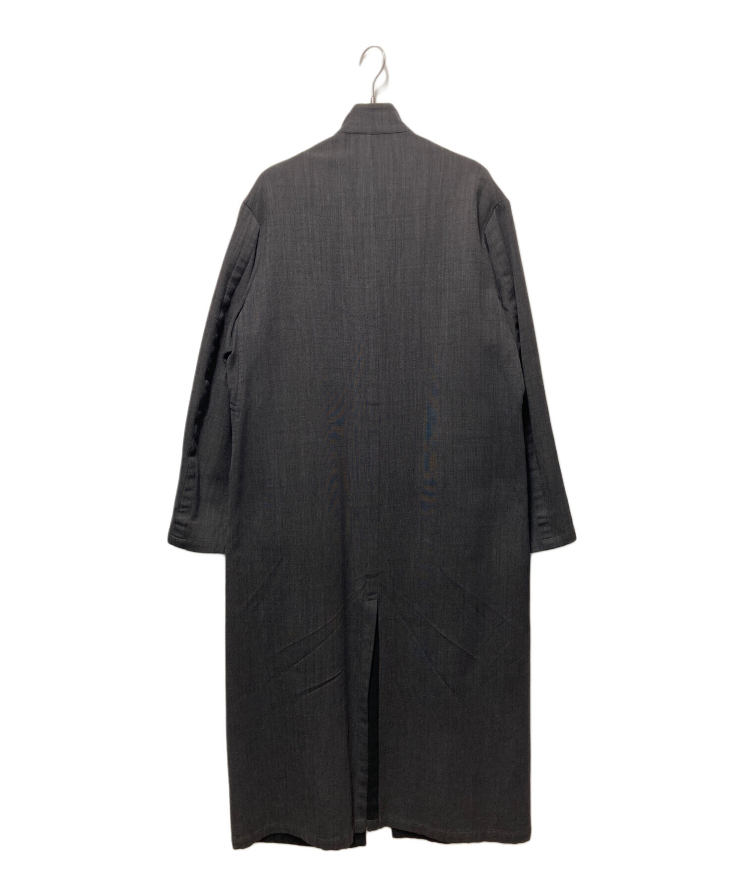 中古・古着通販】Y's (ワイズ) リバーシブルロングコート グレー 中古・古着通販】Y's (ワイズ) リバーシブルロングコート グレー