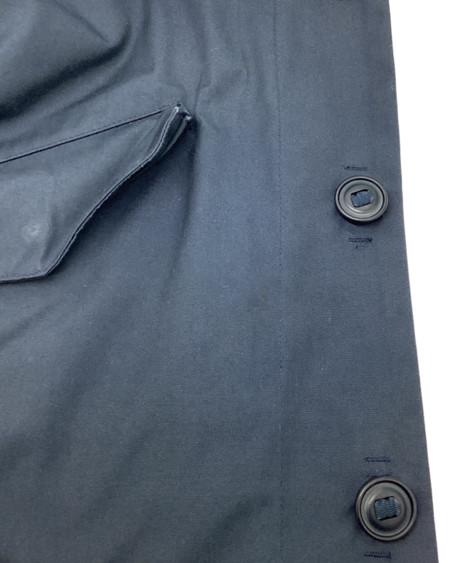 WTAPS（ダブルタップス）ステンカラーコート　ネイビー 中古・古着通販】WTAPS (ダブルタップス) ステンカラーコート ネイビー