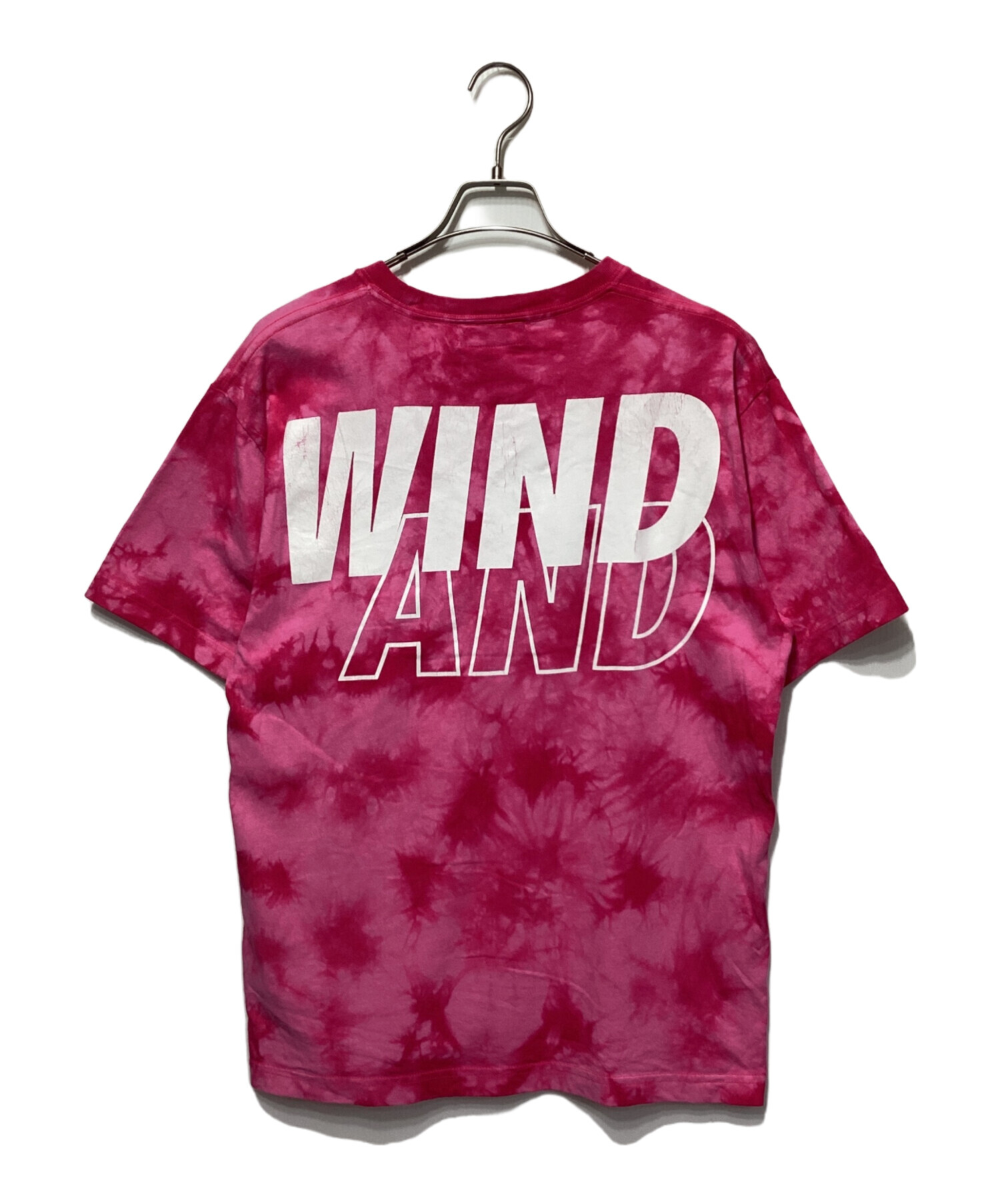 中古・古着通販】WIND AND SEA (ウィンダンシー) タイダイTEE ピンク