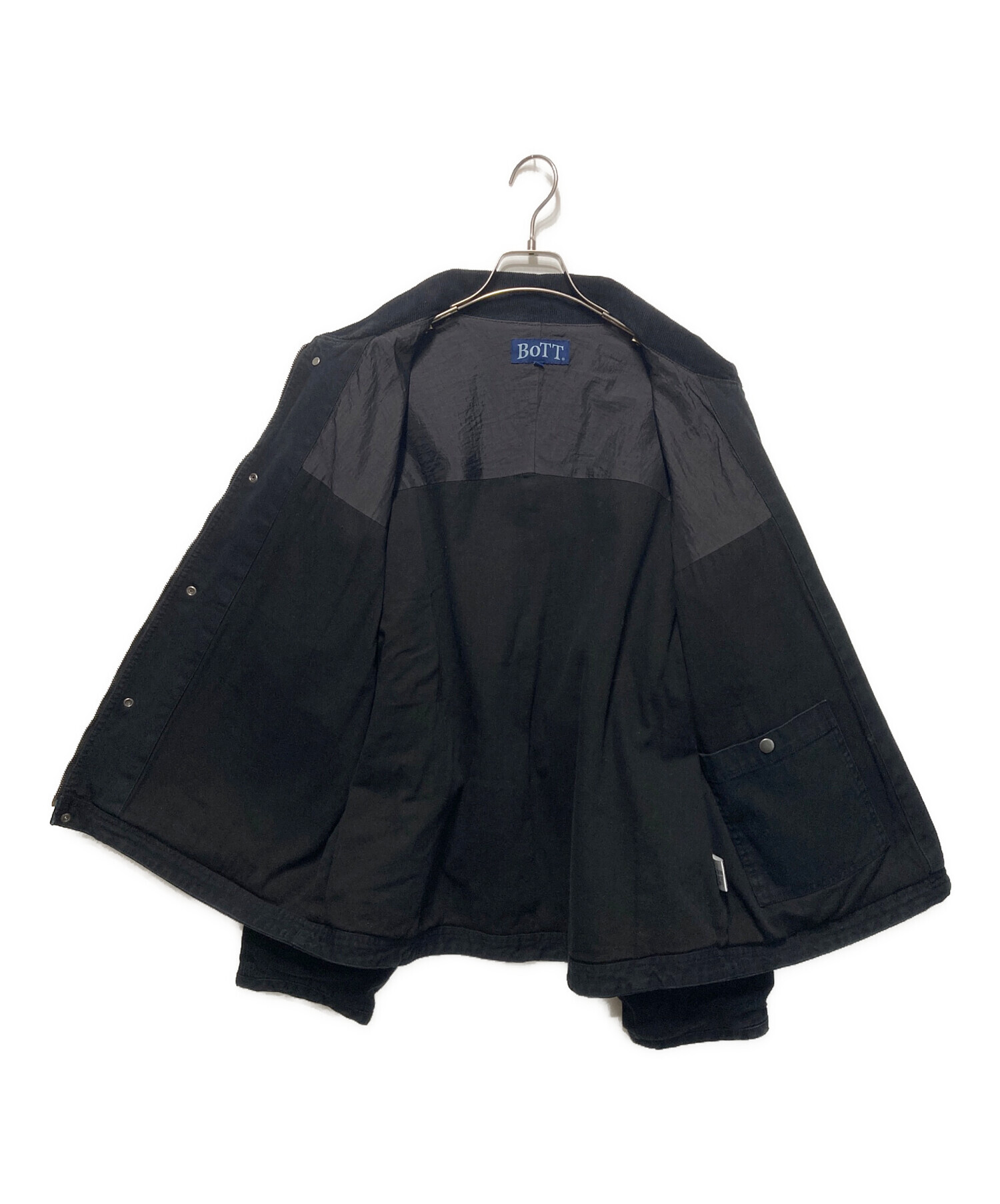 BoTT Canvas Work Jacket ブラック Sサイズ BoTT / CANVAS WORK JACKET / BLACK | Sophomore