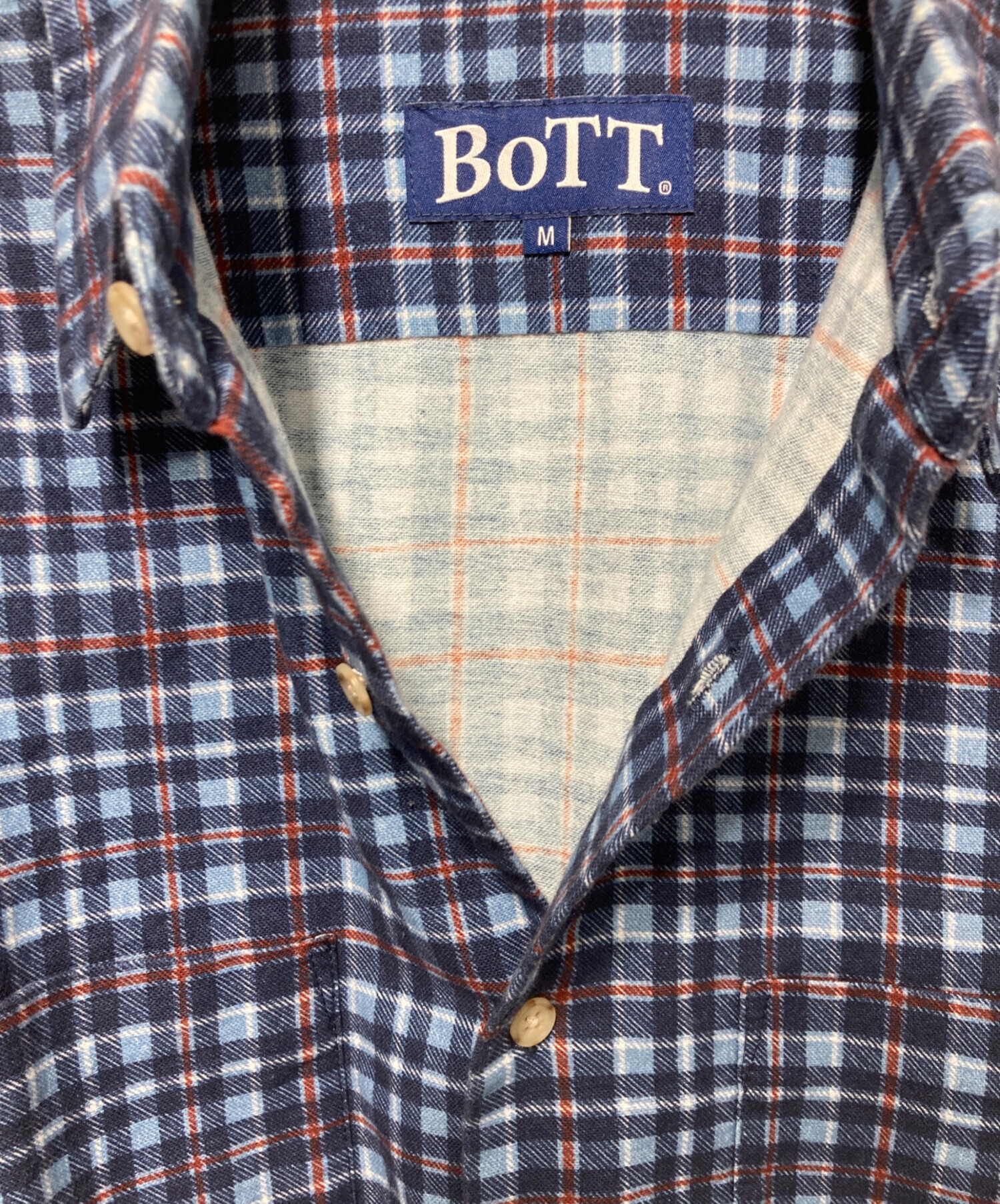 中古・古着通販】BoTT (ボット) シャツ ブルー サイズ:M｜ブランド