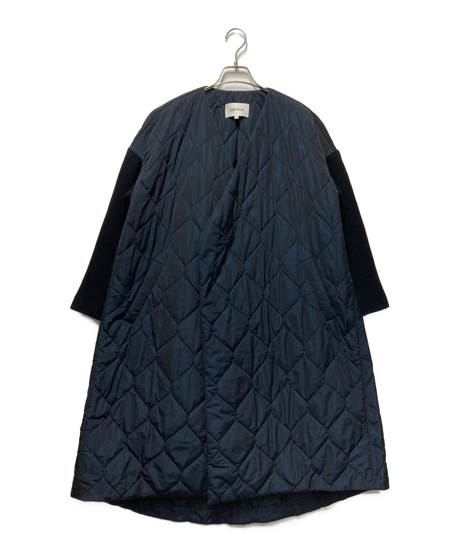エンフォルド　キルティングコート 中古・古着通販】ENFOLD (エンフォルド) キルティングAラインコート