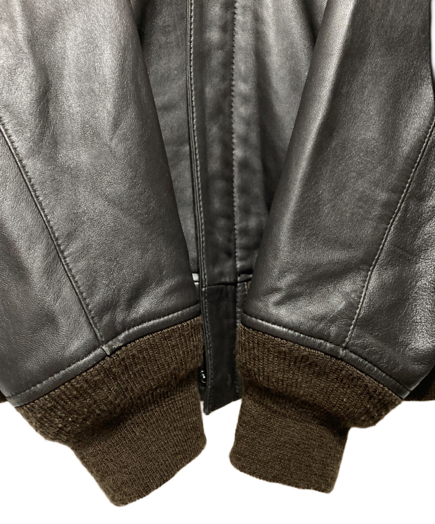 中古・古着通販】WTAPS (ダブルタップス) A-2タイプレザージャケット