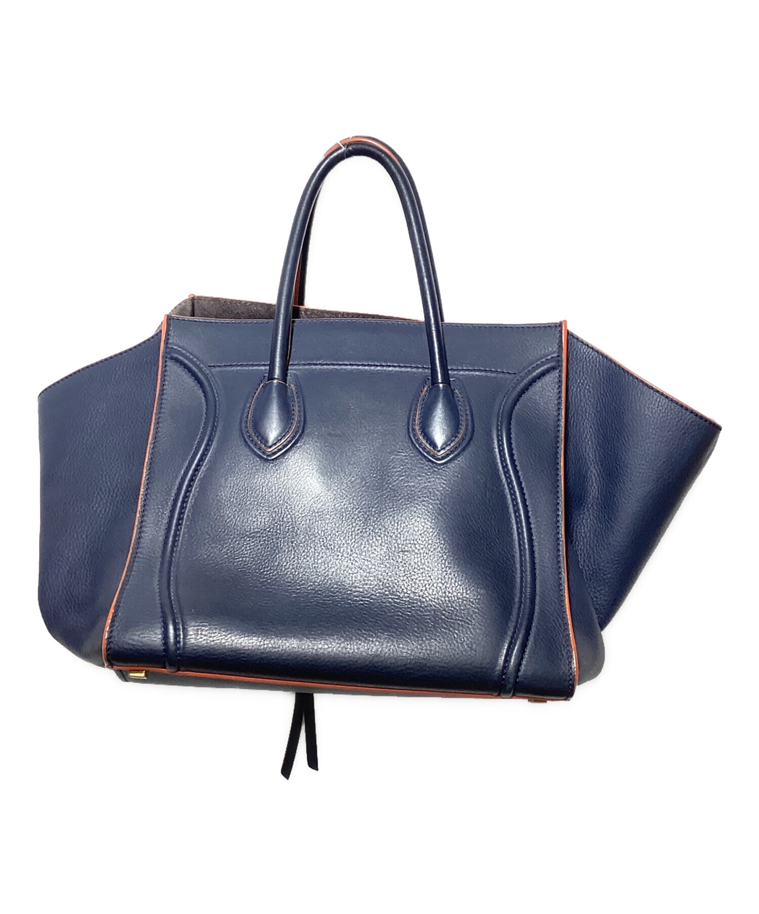 CELINE デニムショルダーバッグ ネイビー 中古・古着通販】CELINE (セリーヌ) ショルダーバッグ ネイビー