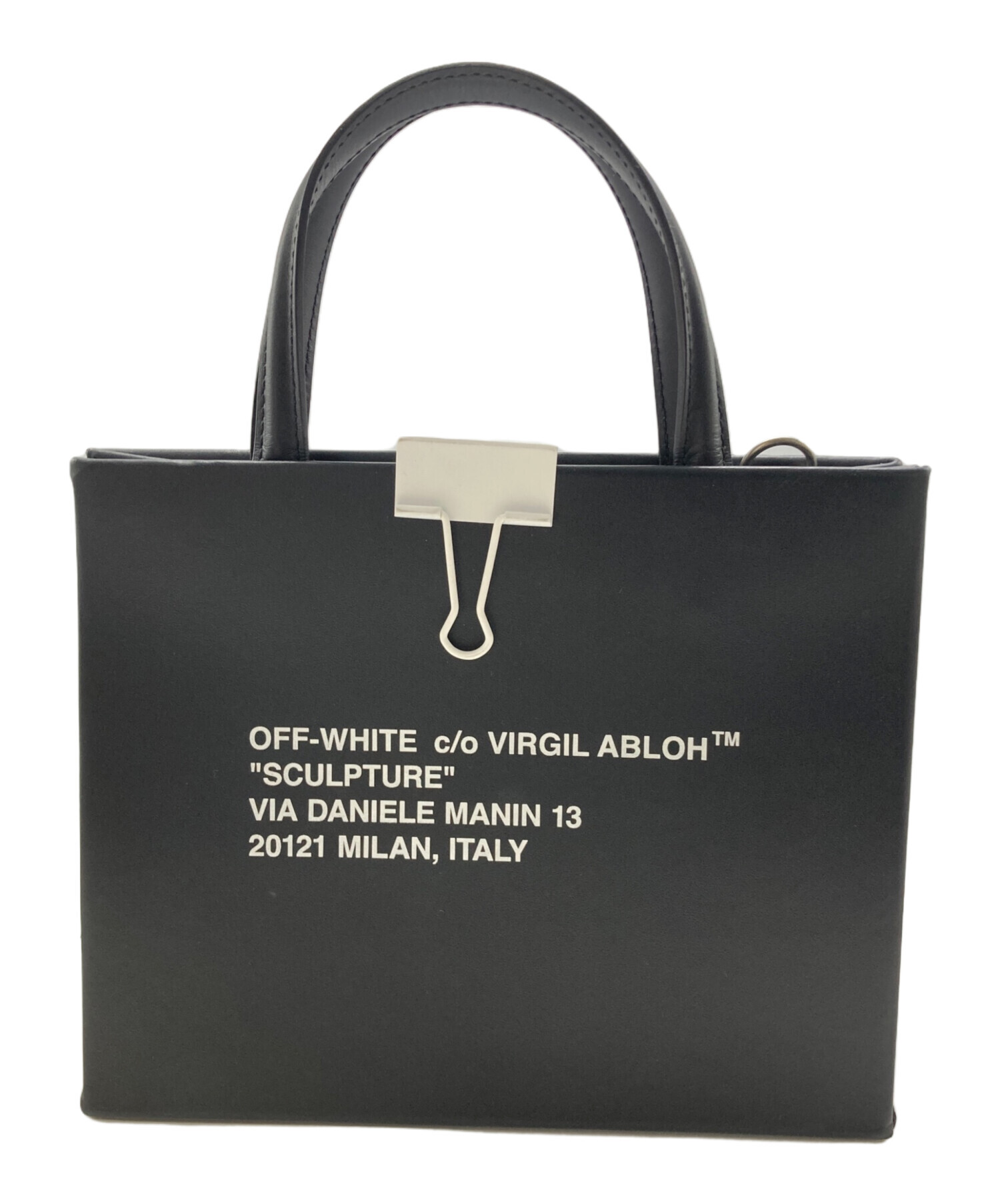 中古・古着通販】OFFWHITE (オフホワイト) mini box bag ブラック