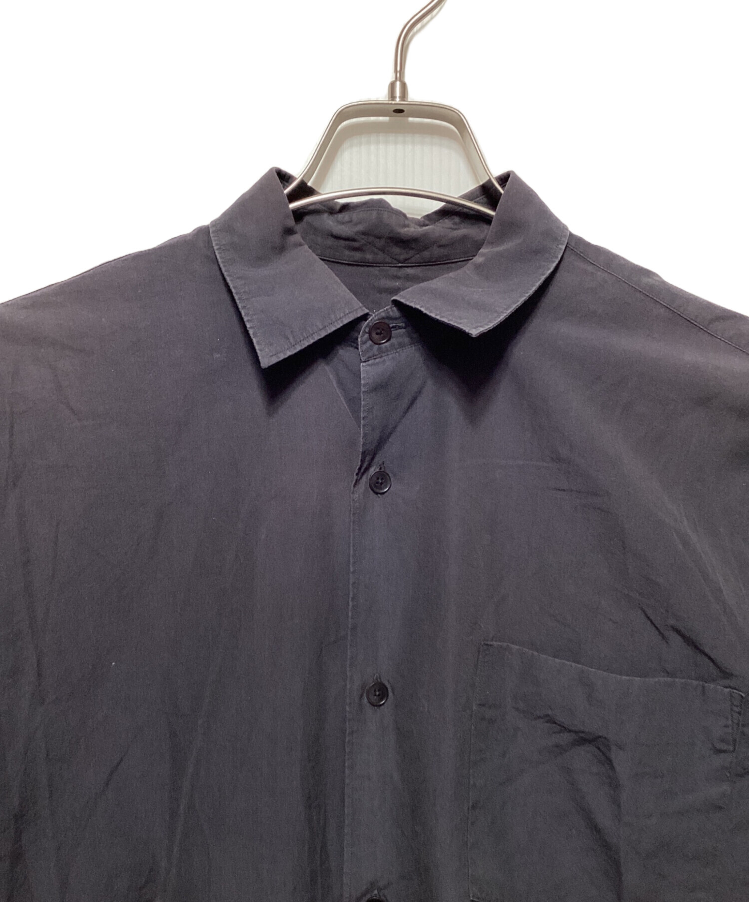 中古・古着通販】COMOLI (コモリ) コモリシャツ ネイビー サイズ:1