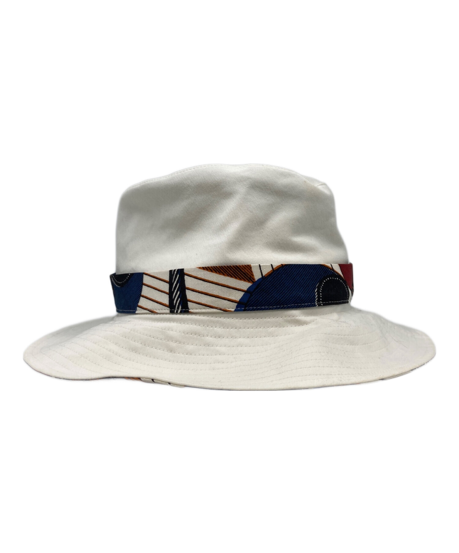 中古・古着通販】HERMES (エルメス) ハット ホワイト サイズ:57