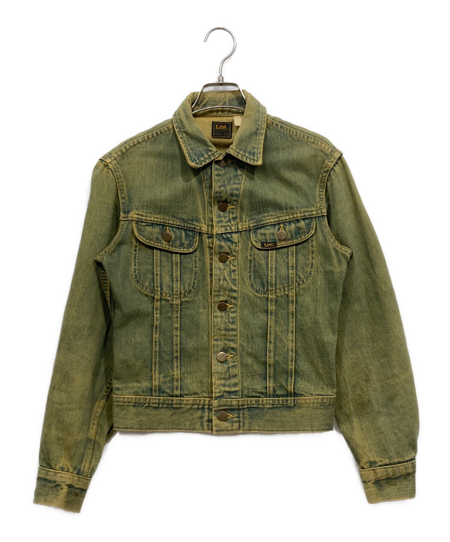 中古・古着通販】LEE (リー) 70'S 後染めデニムジャケット イエロー