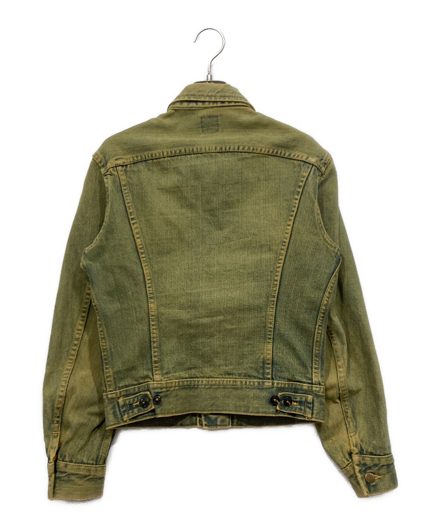 中古・古着通販】LEE (リー) 70'S 後染めデニムジャケット イエロー